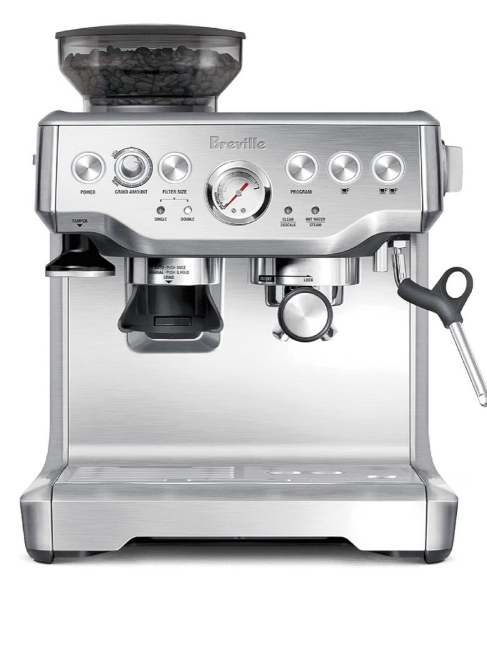 Breville Barista Expeess Machine in Stainless Steel Silver